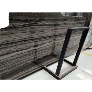 Polished Zebra Brown Marble Slabs  For High-End Feature Wall